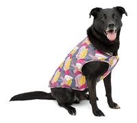 Kurgo Loft - Giacca invernale per cani, reversibile, riflettente, da indossare con imbracatura, resistente all'acqua, per animali domestici di taglia piccola, media e grande (festival autunnali, XS)