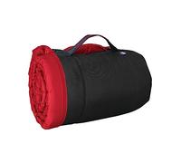 Kurgo Loft Wander - Cuccia Portatile per Cani - Tappetino da Viaggio Arrotolabile con Superficie Resistente all’Acqua, Tessuto Ripstop e Fondo Antiscivolo - Rosso Chili - Taglia L