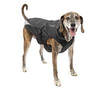 Kurgo North Country - Capotto per Canoi, Giacca Invernale per Cani, Impermeabile per Cani, Antivento, Catarofrangente - Nero, L