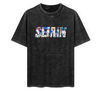 Kuroko No Basket Seirin Unisex T-Shirt Printed Tee Black Mens Top Shirt XL