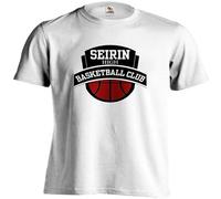 Kuroko No Basketball Seirin High Logo Anime Manga Unisex Crew Neck Cotton Tee Men's Short-Sleeve T-Shirts White XXXL