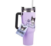 Kuromi - Bicchiere Termico Viola con Cannuccia 900 ml