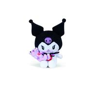 Trudi Kuromi e l'amico Orso Ettore | Peluche, idea regalo, Kuromi anniversary | 15x14,5x10 cm taglia XS | Hello Kitty and friends | modello 25046