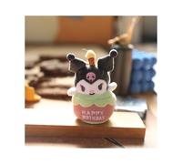 (Kuromi) E carino peluche melodico soffice e melodico, ultra morbido, corto, 14 cm