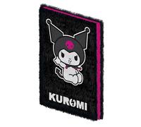 Kuromi Rock Out - Taccuino con copertina rigida, formato A5, con copertina rigida e copertina rigida, con licenza ufficiale, per scuola, università, diario, regalo di cancelleria