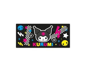 Kuromi XXL Mouse Pad | Sottomano ufficiale Sanrio 80 × 36 cm | Tappetino per mouse da gioco antiscivolo con design colorato - Kawaii Aesthetic & Punk Style