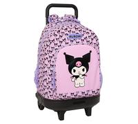 Safta Compact Extraible Kuromi 33l 33x22x45 Cm Wheeled Backpack Rosa Bambini
