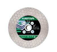 KURSTOL Disco Diamantato - Lama diamantata per taglio abrasivo 125mm X M14 Arbor mola in granito per smussare modellare gres porcellanato piastrelle ceramica granito cemento