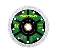 KURSTOL Disco Diamantato per Piastrella - 115mm Dischi Taglio per Porcellana, Piastrelle, Ceramica, Marmo, Granito, Alesaggio 22,23-15,875 mm