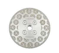 KURSTOL Disco Diamantato per Piastrelle - 105MM Dischi Diamantati Disco Diamantato Smerigliatrice Angelica con filettatura M14 per Tagliare Macinare di Ceramica Porcellanato Granito