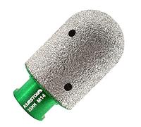 KURSTOL Fresa Diamantata - diametro 35 mmXM14 filettatura, per ingrandire la forma rotonda conica, foro esistente di porcellana, ceramica dura, granito, marmo tondo