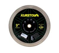 KURSTOL Lama per sega diamantata per piastrelle - 230mm disco diamantato lama per smerigliatrice angelica 22.23-15.8mm per tagliare e macinare piastrelle di ceramica porcellana granito