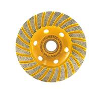 KURSTOL Mola a Tazza Diamantata - Disco abrasivo diamantato turbo ruota 4 "/ 100 mm, pergola della lama 7/8" -5/8" per tagliare e smerigliare piastrelle di ceramica, porcellana, granito e marmo