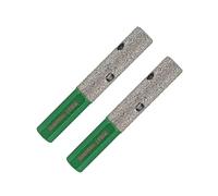 KURSTOL Punta per Trapano Diamantata - 2pcs 10MM Fresa Diamantata Frese per Piastrelle+Adattatore Gambo Esagonale per Porcellana Granito Piastrella Marmo Taglio a Secco