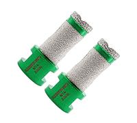 KURSTOL Punta per Trapano Diamantata - 2pz 20mm fresa per piastrelle con filettatura M14 per piastrelle per foratura a secco Porcellana Ceramica Granito Pietra Marmo Vuoto Brasato Diamante Drill Bit