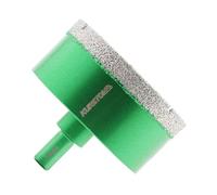 KURSTOL Punta per Trapano Diamantata - 75MM Fresa Diamantata Frese per Piastrelle Gambo Triangolare per Porcellana Granito Piastrella Marmo Taglio a Secco