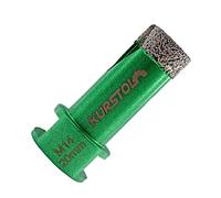 KURSTOL Punte Diamantate per Gres Porcellanato 20mm - Sega a Corona Brasata al Vuoto con Filetto M14 e Dente Fulmine - per Porcellana Piastrelle Ceramica Marmo Granito