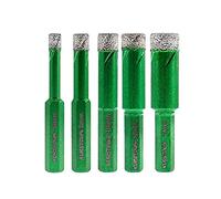 KURSTOL Punte Diamantate per Gres Porcellanato - 5pcs 6/8/10/12/14mm Punte Trapano con Gambo Esagonale per Porcellana Piastrelle Ceramica Marmo Granito
