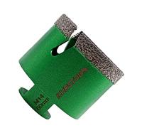 KURSTOL Punte Diamantate per Gres Porcellanato 60mm - Sega a Corona Brasata al Vuoto con Filetto M14 e Dente Fulmine - per Porcellana Piastrelle Ceramica Marmo Granito
