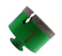 KURSTOL Punte Diamantate per Gres Porcellanato 68mm - Sega a Corona Brasata al Vuoto con Filetto M14 e Dente Fulmine - per Porcellana Piastrelle Ceramica Marmo Granito