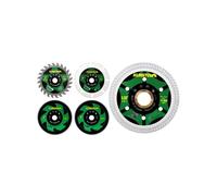 KURSTOL Set di Dischi Taglio - 4 pezzi 75mm x 10mm e KURSTOL Disco Diamantato per Piastrella - 85mm