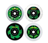 KURSTOL Set di Disco Diamantato - 4 pezzi 75mm x 10mm Dischi Taglio per Calcestruzzo Metallo Legno Vetro