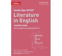 Kurt A. Johnson Anna Gregory Alexandra M Cambridge IGCSE™ Literature (Tascabile)