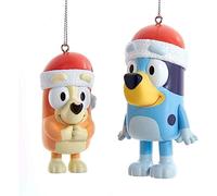 Kurt Adler Bluey e Bingo ornamenti, 2 pezzi assortiti