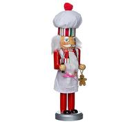 Kurt Adler Chef schiaccianoci in Legno, 25,4 cm, Rosso