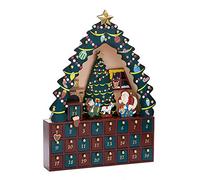Kurt Adler Christmas Tree - Set di calendario dell' avvento, 40,6 cm
