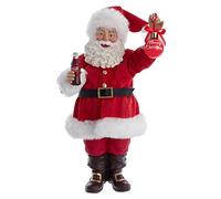 Kurt Adler Coca-Cola® - Decorazione a forma di Babbo Natale, 24 cm