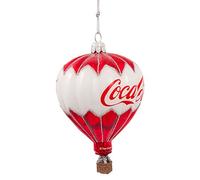 Kurt Adler Coca-Cola in Vetro a Forma di Palloncino, 8,9 cm