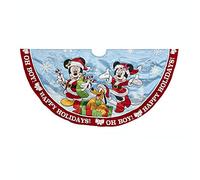 Kurt Adler DN7166 - Maglia in raso con stampa Topolino e Minnie, 122 cm, multicolore