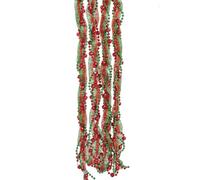 Kurt Adler - Ghirlanda di perline a quadri, 274,3 cm