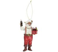 Kurt Adler Santa Holding Coca-Cola ornamentale, 15,5 cm, confezione da 6