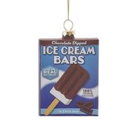 Kurt Adler - Scatola in vetro per gelato e gelateria ricoperta di cioccolato