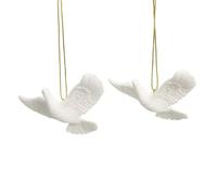 Kurt Adler - Set di 2 decorazioni per tortora, motivo: tartaruga