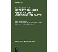 Kurt Aland Biblische Papyri, Altes Testament, Neues Testament (Copertina rigida)
