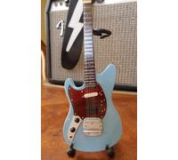 Kurt Cobain - FENDER MUSTANG Sonic Blu 1:4 Scala Replica Chitarra ~ Axe Heaven