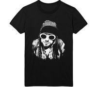 Kurt Cobain One Colour Uomo T-Shirt Nero L 100% Cotone Regular