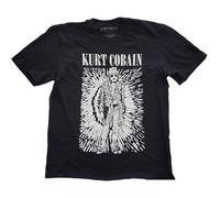 Kurt Cobain T Shirt Brilliance Logo Nuovo Ufficiale Uomo Nero Size M