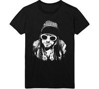 Kurt Cobain One Colour Uomo T-Shirt Nero M 100% Cotone Regular