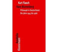 Kurt Flasch Hans Blumenberg (Tascabile)