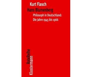 Kurt Flasch Hans Blumenberg (Tascabile)
