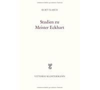 Kurt Flasch Studien Zu Meister Eckhart (Copertina rigida)