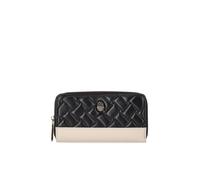 Kurt Geiger, ,Accessories ,Donna ,Nero ,ONE SIZE Portafoglio in pelle trapuntata in bianco e nero