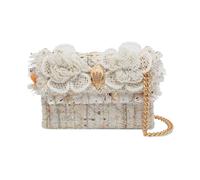Kurt Geiger, ,Bags ,Donna ,Bianco ,ONE SIZE Tweed Mini Kensington