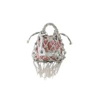 Kurt Geiger, ,Bags ,Donna ,Multicolore ,ONE SIZE Mini Borsa Macramè con Cristalli
