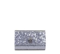 Kurt Geiger clutch Party Eagle con paillettes argento