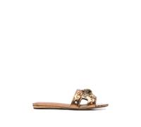 Kurt Geiger - Eagle Cut Out Flat Sandal - -Shoes -Donna -Marrone -40 EU